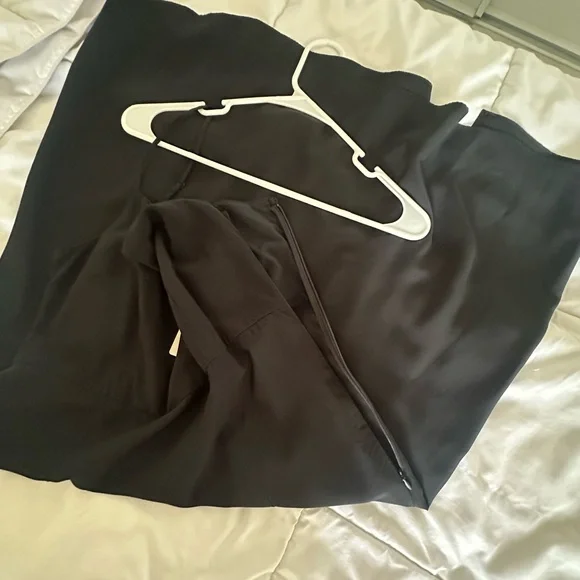 Uniqlo Black Front Slit  Camisole Dress - Picture 5 of 6